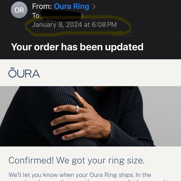 Oura Gen3 Heritage Gold US8 Excellent Condition - Picture 12 of 12